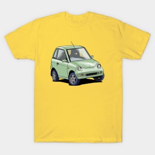 Green G-Wiz micro electric car T-Shirt